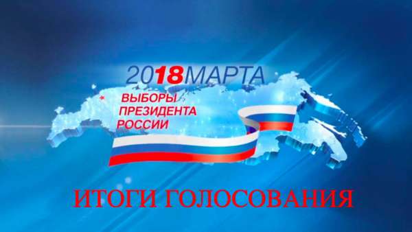 Итоги выборов президента России 2018: кто победил, результаты