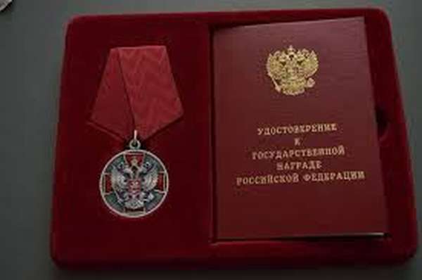 медаль «За заслуги перед Отечеством»