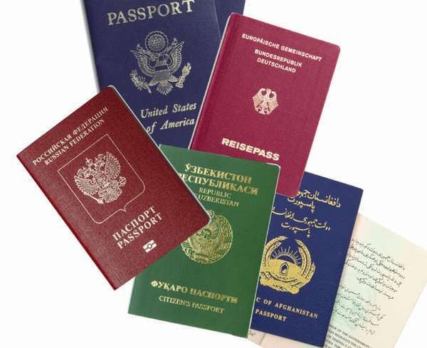 паспорта разных стран